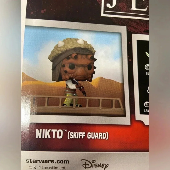 Star Wars - Jabba’s Skiff : Nikto (Skiff Guard) Large Bobblehead #622 Funko Pop! - Picture 5 of 10